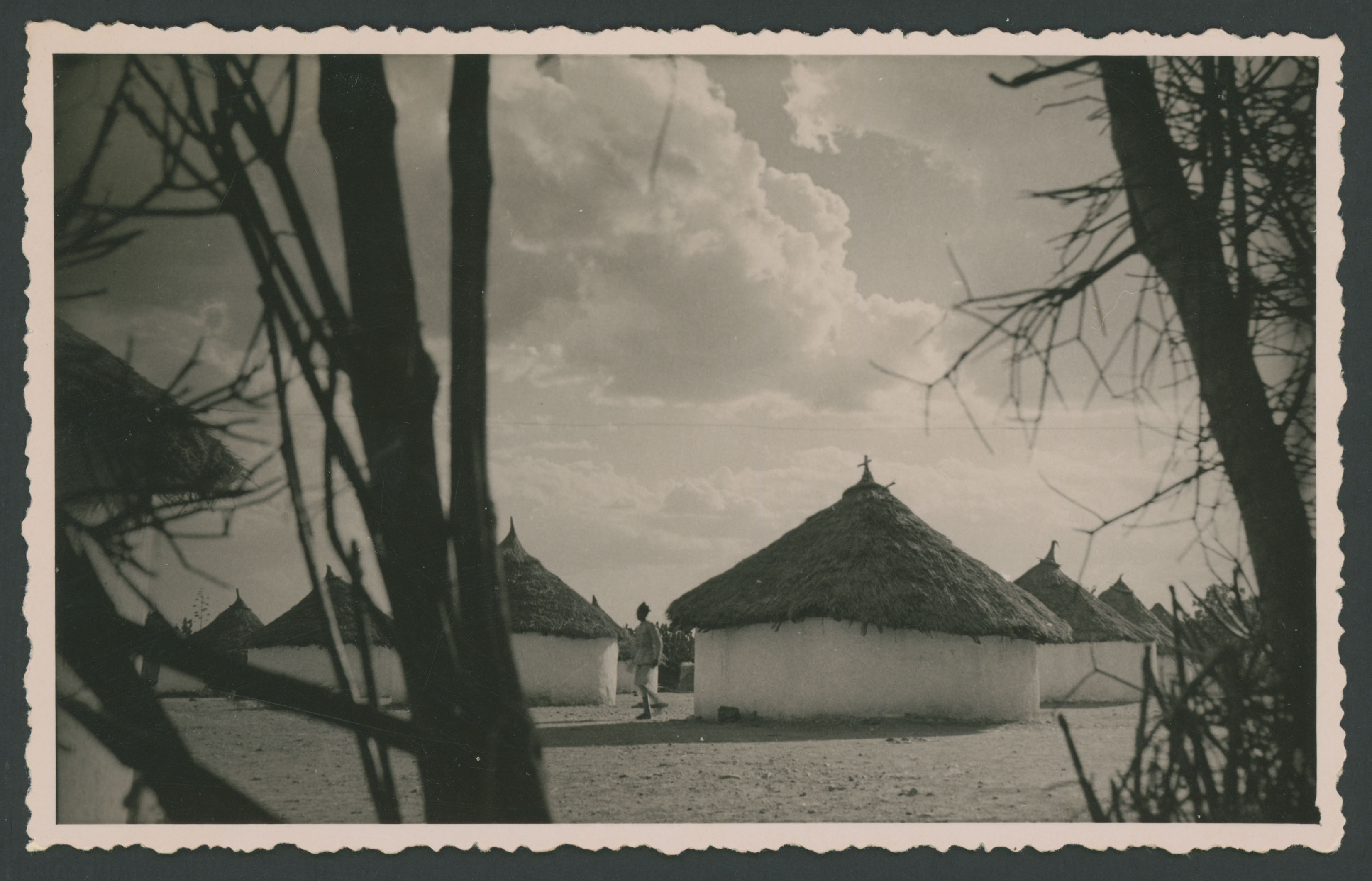 Villaggio con tucul in Eritrea